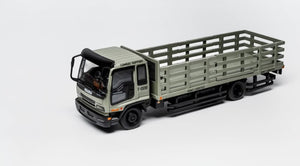 GCD Isuzu Forward Dropside Medium Duty Truck - Military Green (RHD) 1:64