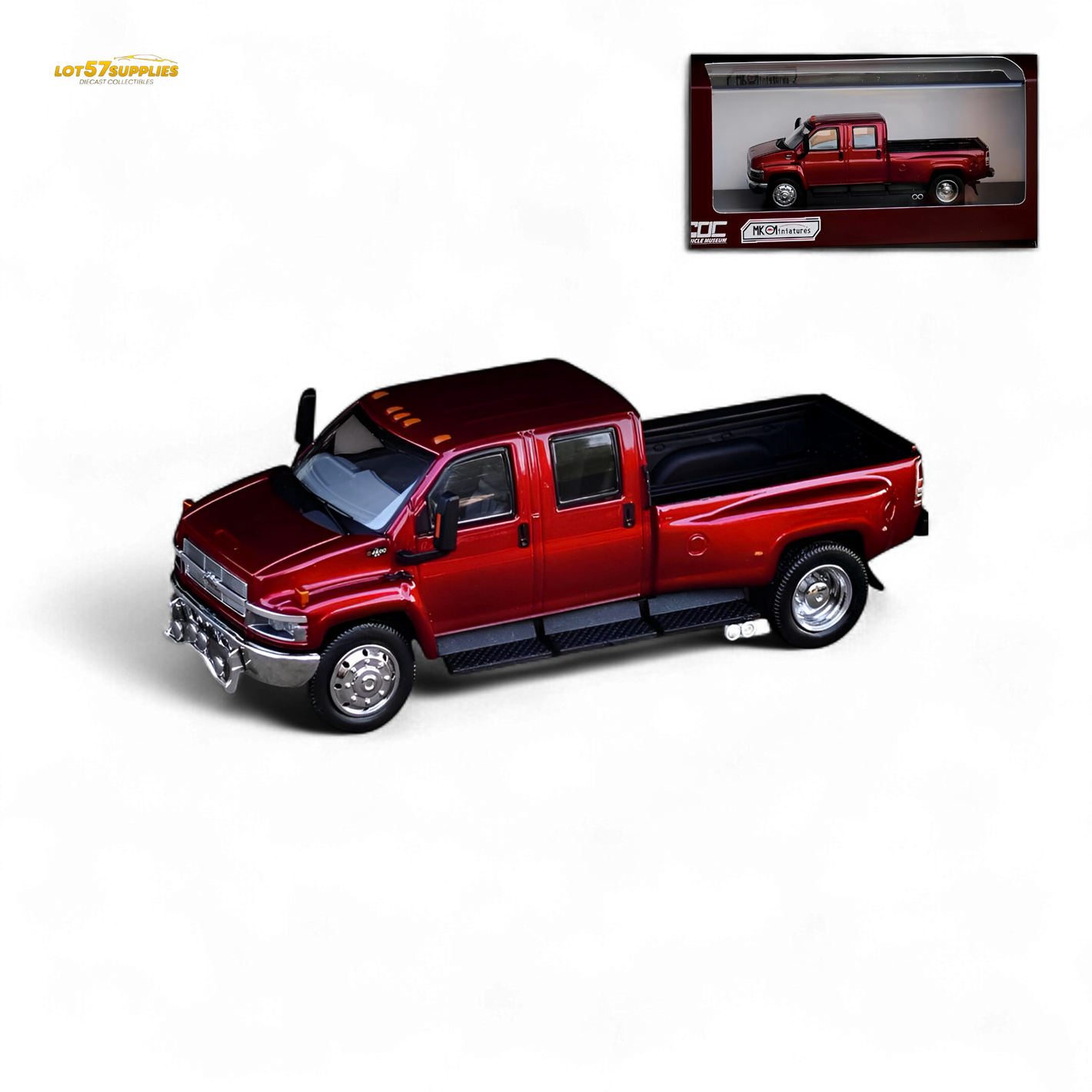 (Pre-Order) MK Miniatures & GOC Chevrolet Kodiak - Metallic Red 1:64
