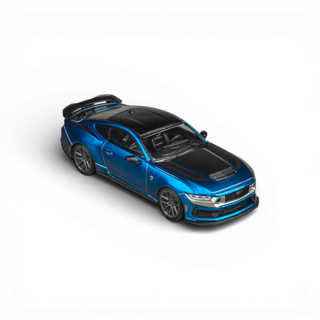 (Pre-Order) CM Model Ford Mustang Dark Horse - Blue Ember Metallic 1:64