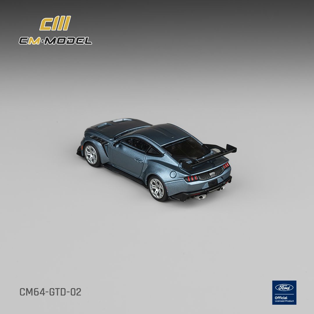 (Pre-Order) CM Model Ford Mustang GTD - Indulgent Blue 1:64