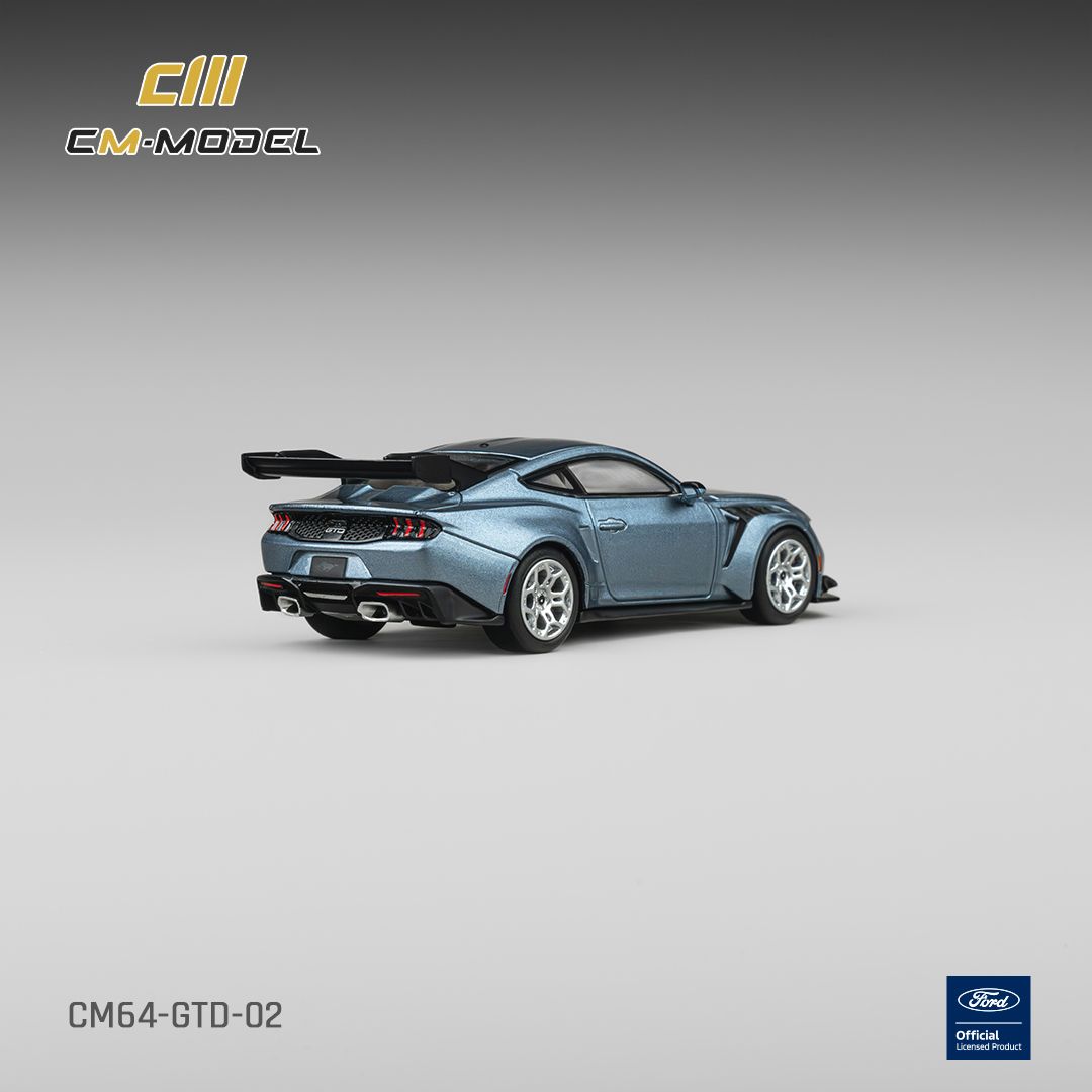 (Pre-Order) CM Model Ford Mustang GTD - Indulgent Blue 1:64