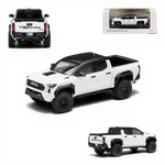 DiecastTalk x GCD Toyota Tacoma TRD PRO (4th Gen) Ice Cap White LHD 1:64