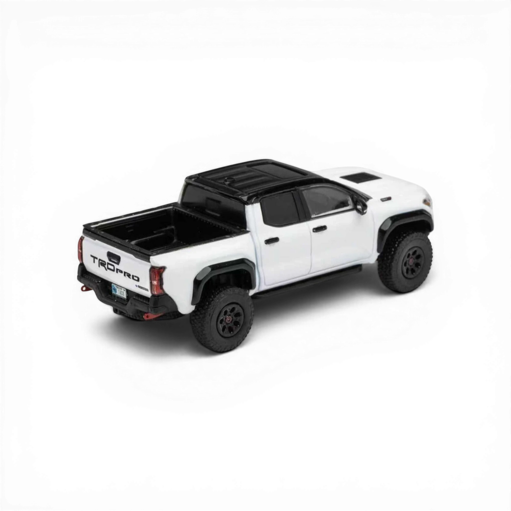 DiecastTalk x GCD Toyota Tacoma TRD PRO (4th Gen) Ice Cap White LHD 1:64