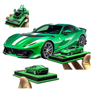 (Pre-Order) GLAMCRAFT 812C Full-Open Diecast - Metallic Green 1:64