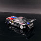 GT model Ford Mustang GT3 Black Monster 1:64 diecast model, rear three-quarter with US flag roof and rear wing