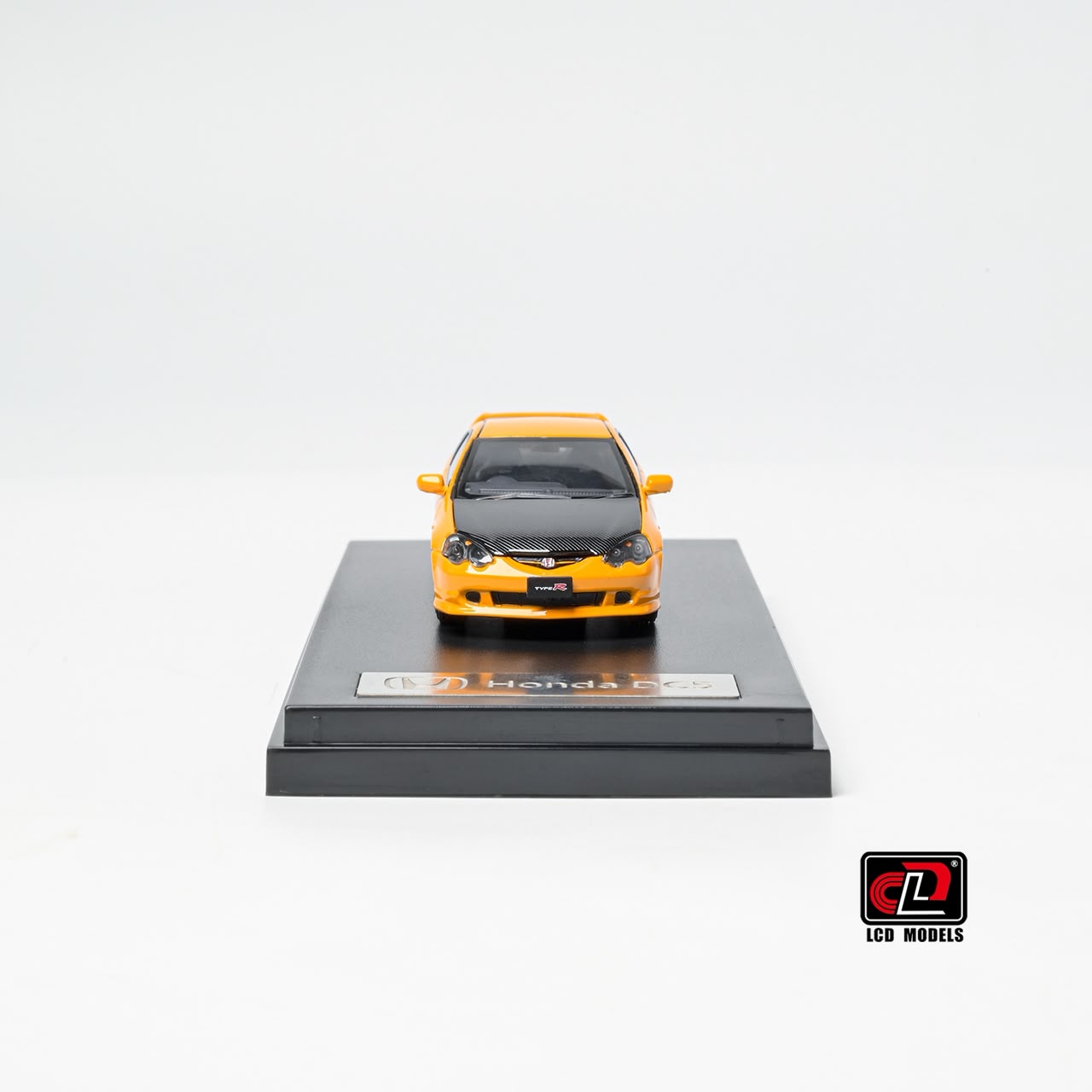 (Pre-Order) LCD Honda INTEGRA (DC5) TYPE-R - Yellow Carbon Cover 1:64