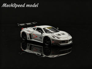 (Pre-Order) Mechspeed 458 GT Rear Wing Modification Resin Model - Air Force Gray Livery (Ltd 299) 1:64