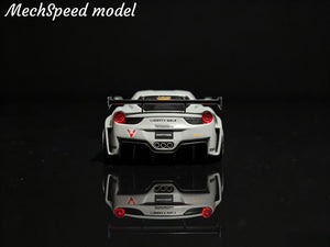 (Pre-Order) Mechspeed 458 GT Rear Wing Modification Resin Model - Air Force Gray Livery (Ltd 299) 1:64