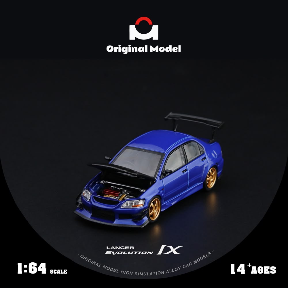(Pre-Order) Original Model Mitsubishi EVO 9th Generation - Dark Blue 1:64