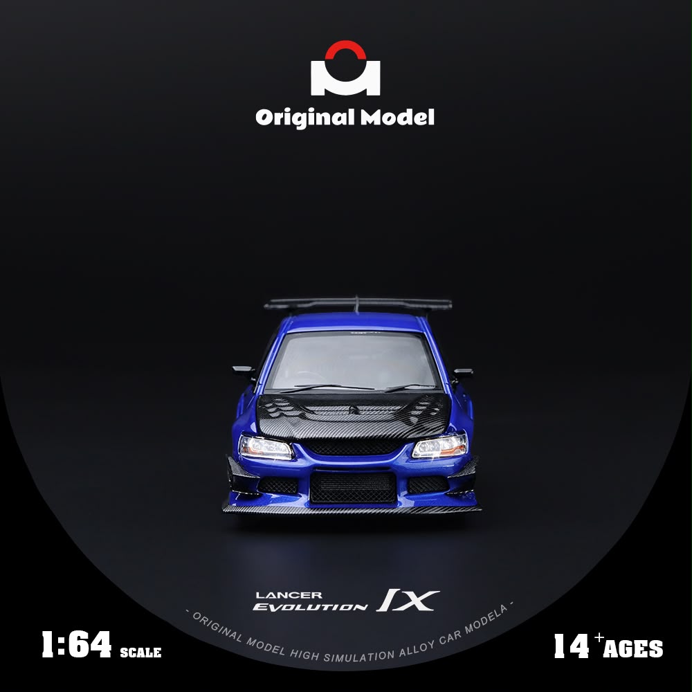 (Pre-Order) Original Model Mitsubishi EVO 9th Generation - Dark Blue 1:64
