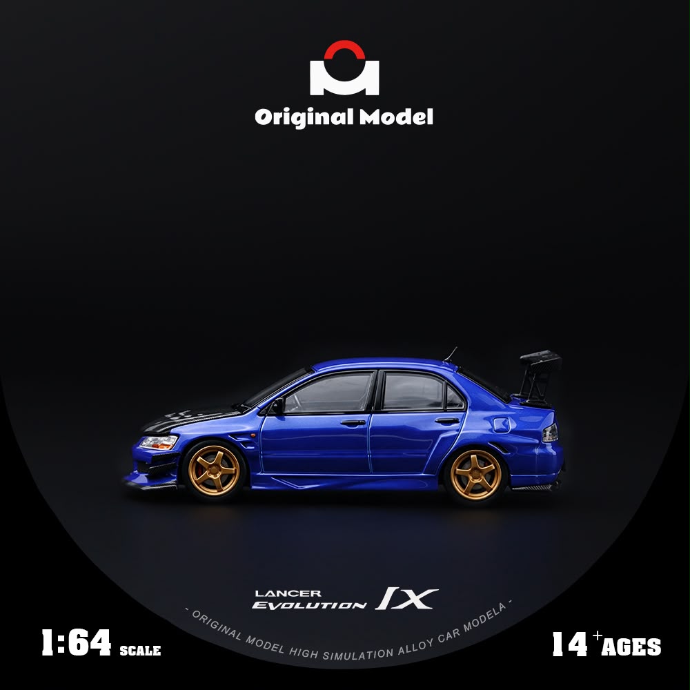 (Pre-Order) Original Model Mitsubishi EVO 9th Generation - Dark Blue 1:64