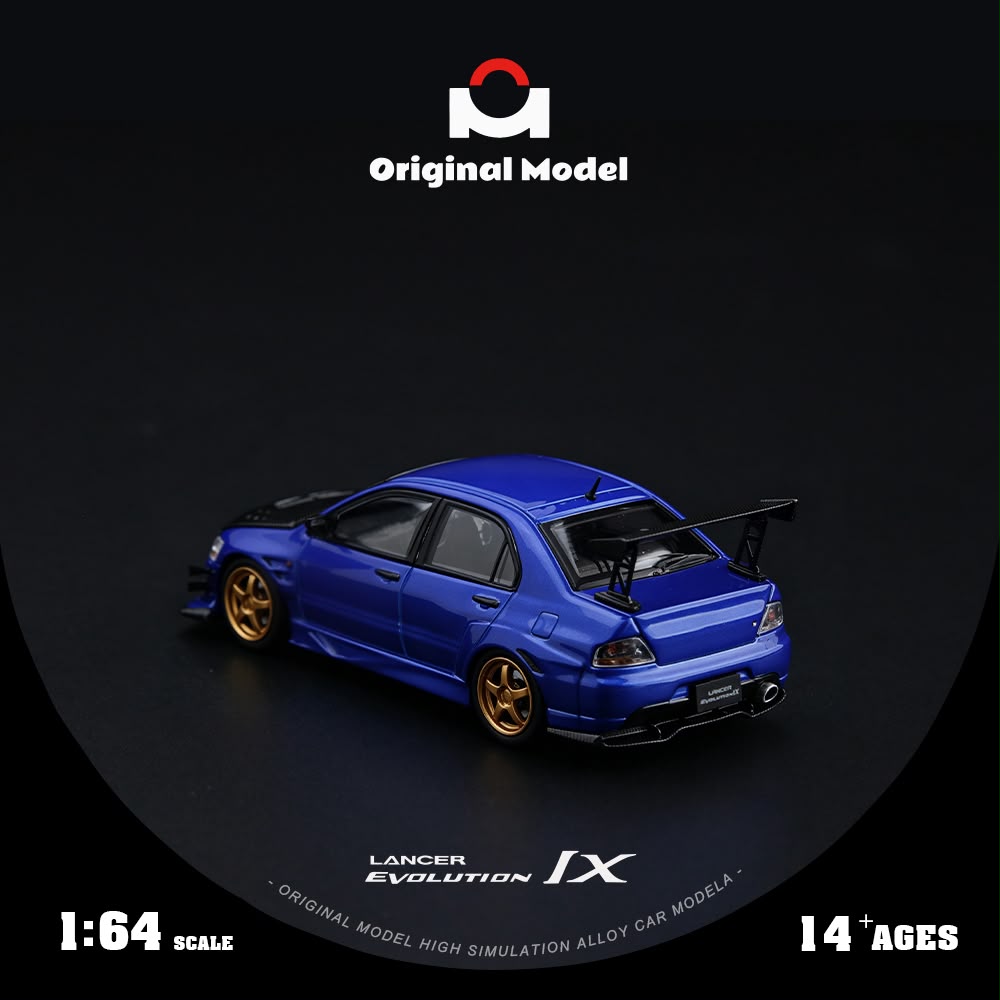 (Pre-Order) Original Model Mitsubishi EVO 9th Generation - Dark Blue 1:64