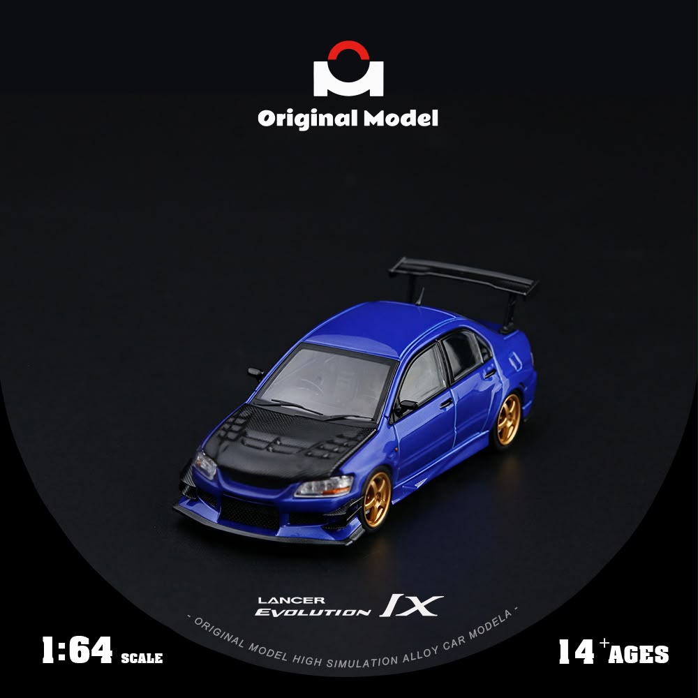 (Pre-Order) Original Model Mitsubishi EVO 9th Generation - Dark Blue 1:64