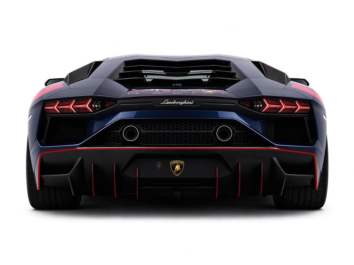 TARDIS x EDM LAMBORGHINI AVENTADOR LP 780-4 x Verstappen Livery Black Red Bull Livery (1st Anniversary Edition) 1:64 diecast, photo 2 of 5