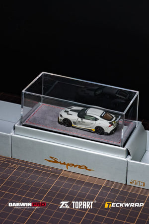 (Pre-Order) TopArt Model Toyota Supra A90 DarwinPRO Widebody - HEC Special Edition Tactical Gray (Ltd 2000) 1:64
