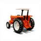 Lot57Supplies Diecast Shop 1989 Ford 6610 tractor, orange diecast model with white roof and black accents, 1:64 scale.