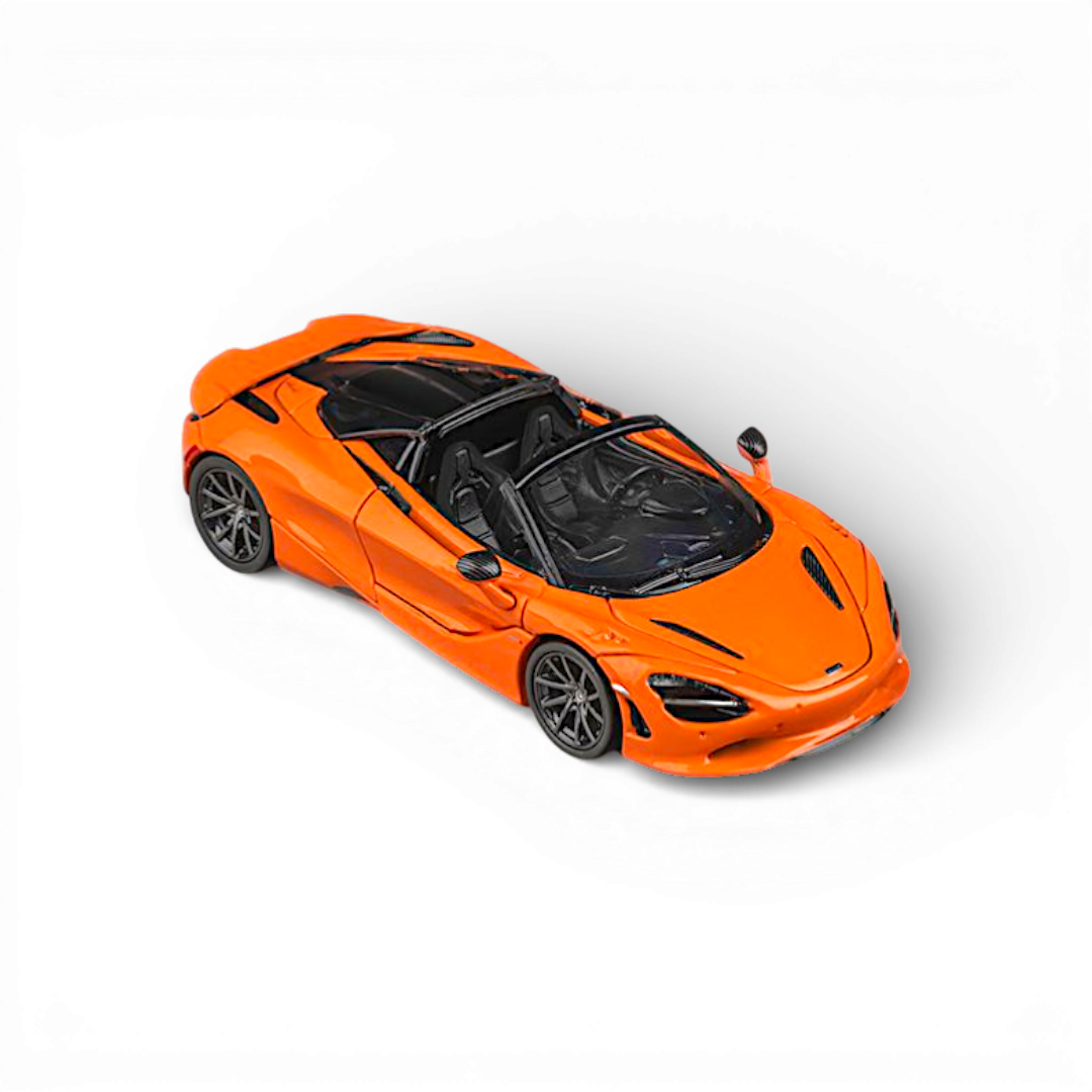 Lot57Supplies Diecast Shop: CM Model 1:64 scale McLaren 750S Spider in Ember Orange diecast with removable top.