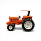 Lot57Supplies Diecast Shop orange 1989 Ford 6610 tractor, 1:64 scale diecast model with white roof.