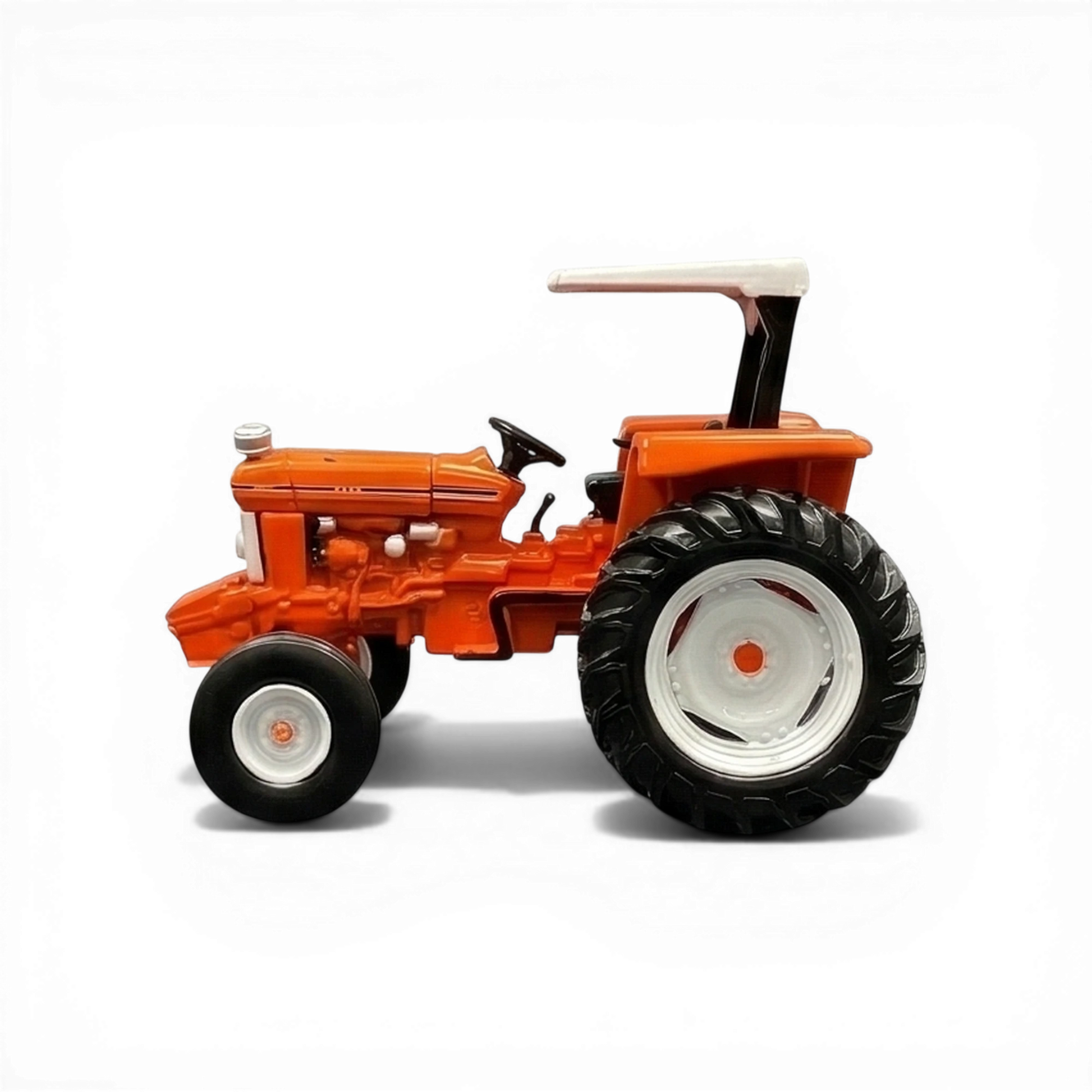 Lot57Supplies Diecast Shop orange 1989 Ford 6610 tractor, 1:64 scale diecast model with white roof.