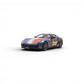 Lot57Supplies Diecast Shop 1:64 scale resin model of a blue, red, and white Ferrari 599 GTO with Gumball 3000 livery and gold '50' graphic.