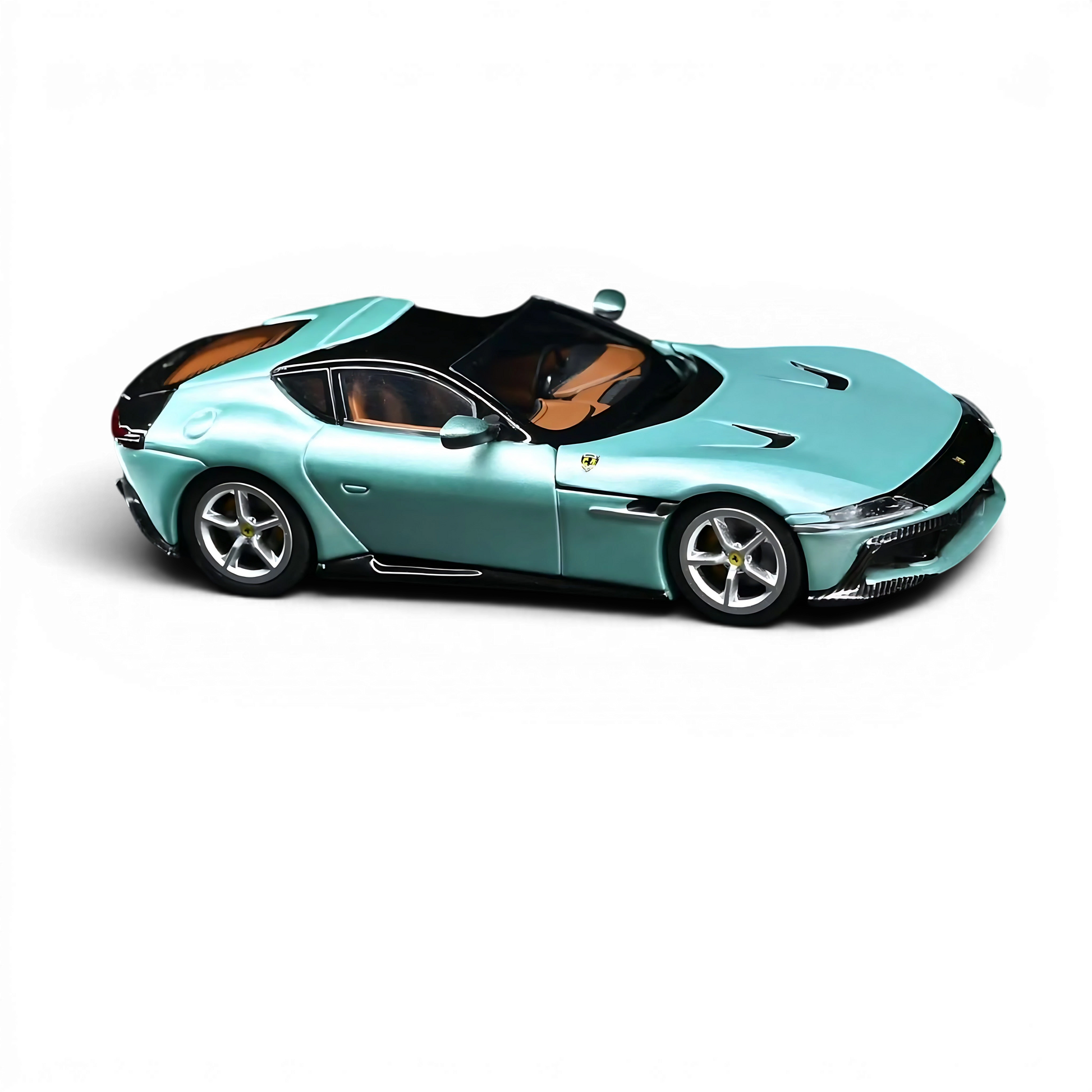Lot57Supplies Diecast Shop 1:64 scale 7cm Model 12 cilindri supercar in Celeste Trevi blue diecast metal