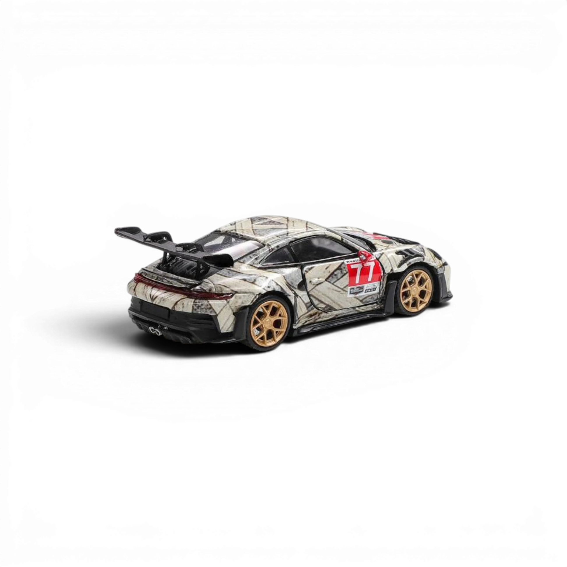 Lot57Supplies Diecast Shop 1:64 scale Demon King Auto 911RS diecast car with mummy livery and gold wheels
