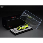 Lot57Supplies Diecast Shop HH Model 1:64 scale acid green Porsche 992.1 GT3 RS resin model car with display case