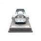Lot57Supplies Diecast Shop 1:64 scale silver gray diecast AOC F40 model car with doors and engine cover open.