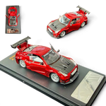 Lot57Supplies Diecast Shop AOC GT-R 35 RR 1:64 scale metallic red diecast model car with carbon fiber hood and open doors