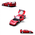 Lot57Supplies Diecast Shop AOC LBWK F40 red diecast model car in 1:64 scale with opening doors and engine bay