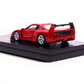 Lot57Supplies Diecast Shop AOC LBWK F40 1:64 scale red diecast model car on a black display base