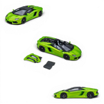 Lot57Supplies Diecast Shop CLASSIC GARAGE 1:64 scale apple green LP700 Roadster diecast model car with removable roof
