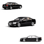 Lot57Supplies Diecast Shop MOTORHELIX 1:64 scale metallic black Audi A8 D3 facelift diecast model car