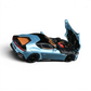 Lot57Supplies Diecast Shop 1:64 scale Azzurro California 12 cilindri supercar diecast model with open hood