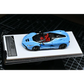 Lot57Supplies Diecast Shop Street Buster 1:64 scale baby blue F150 Aperta diecast roadster model with red interior