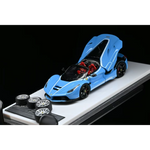 Lot57Supplies Diecast Shop Street Buster 1:64 scale baby blue F150 Aperta diecast supercar with open engine bay