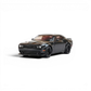 Lot57Supplies Diecast Shop Stance Hunters Dodge Challenger SRT Hellcat diecast model car in pitch black, 1:64 scale.
