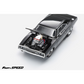 Lot57Supplies Diecast Shop 1:64 scale black Fast Speed Dodge Charger R/T diecast model with open hood and engine detail
