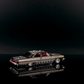 Lot57Supplies Diecast Shop 1:64 scale Fine Works64 black and gold Impala lowrider diecast car with intricate detailing
