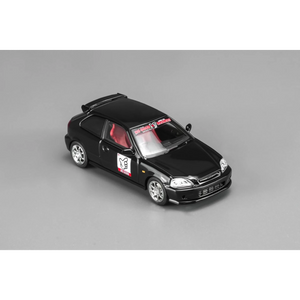 Lot57Supplies Diecast Shop MotorHelix 1:64 scale black Honda Civic Type R EK9 NO GOOD Racing diecast model car
