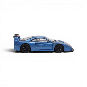 Lot57Supplies Diecast Shop Stance Hunters 1:64 scale blue Ferrari F40 LM diecast model car with Italian stripe