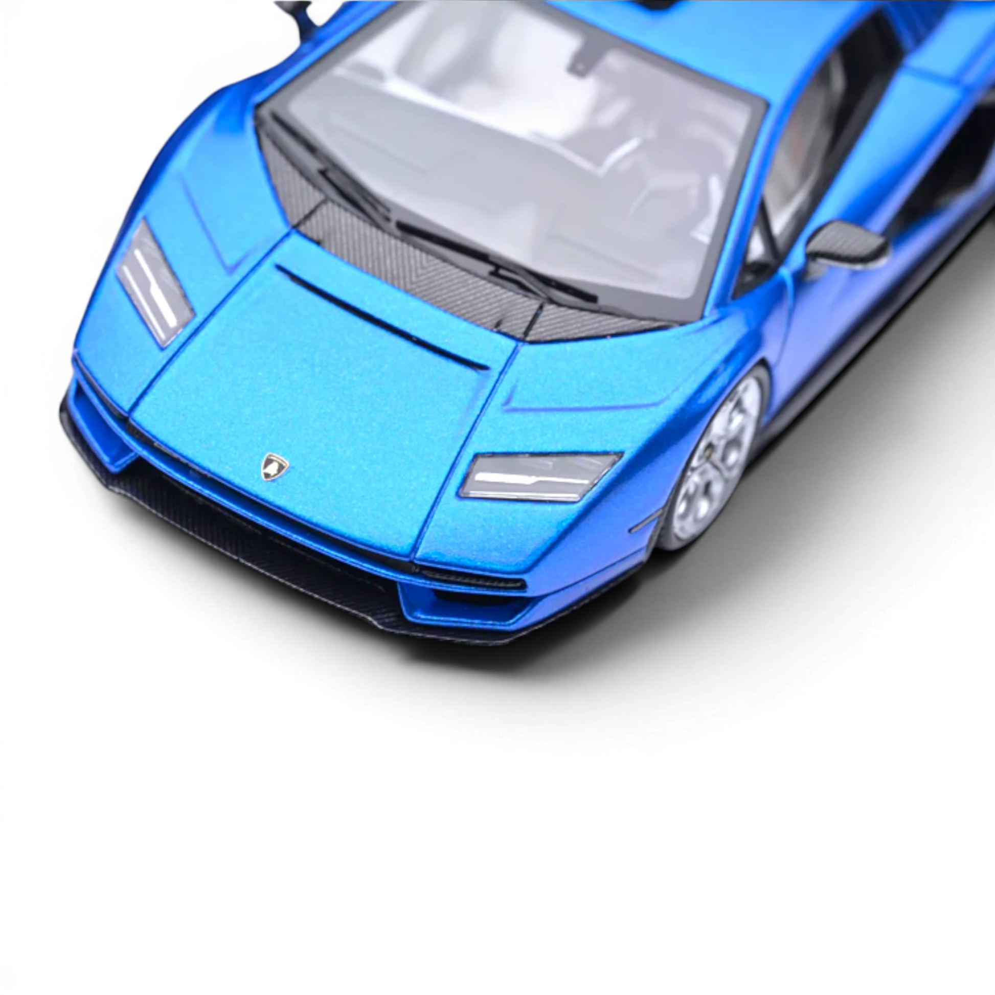 Lot57Supplies Diecast Shop Fuelme Model dark blue Lamborghini Countach LPI 800-4 1:64 scale resin model car
