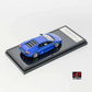 Lot57Supplies Diecast Shop blue LCD Lamborghini Murciélago 1:64 scale diecast model car on a display base