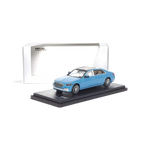 Lot57Supplies Diecast Shop AR BOX 1:64 scale blue Mercedes-Benz Maybach W223 diecast model car on display stand