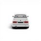 Rear view of a pearl white Mortal BMW E30 M3 diecast model car from Lot57Supplies Diecast Shop