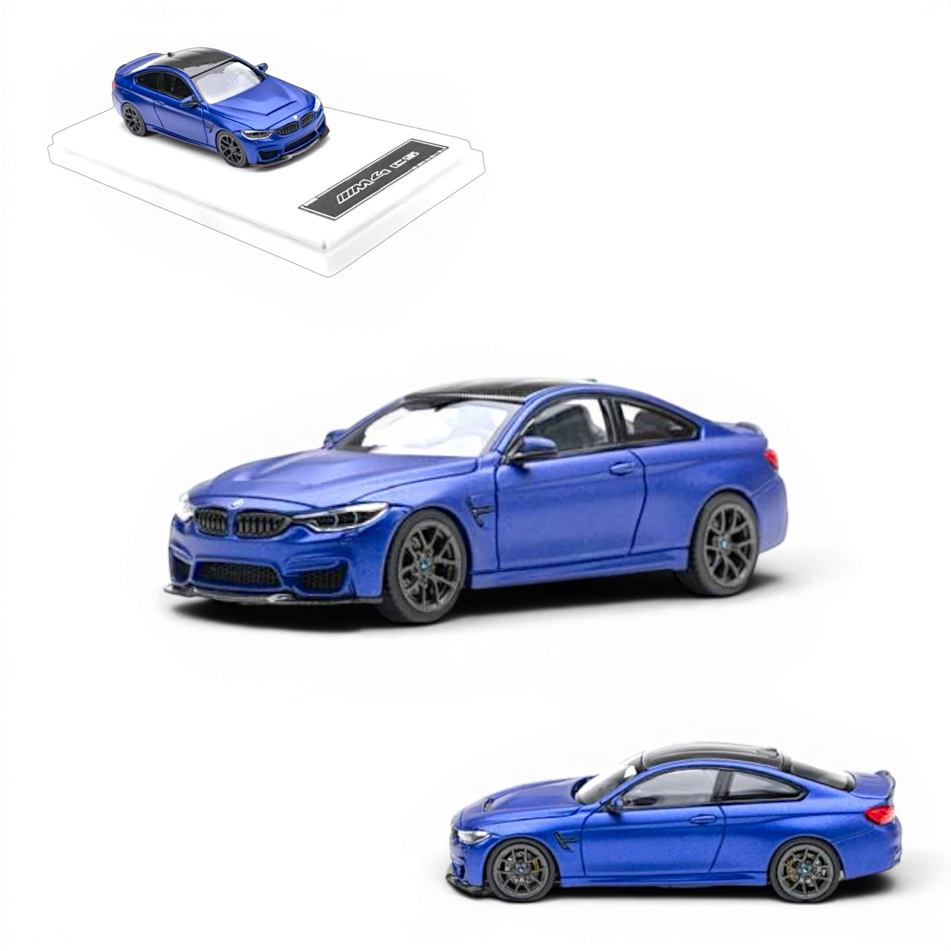 Lot57Supplies Diecast Shop HH Model BMW F82 M4 CS 1:64 scale diecast model in Frozen Dark Blue.