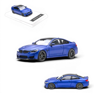 Lot57Supplies Diecast Shop HH Model BMW F82 M4 CS 1:64 scale diecast model in Frozen Dark Blue.