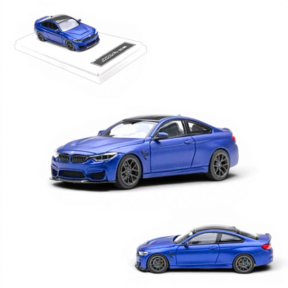 Lot57Supplies Diecast Shop HH Model BMW F82 M4 CS 1:64 scale diecast model in Frozen Dark Blue.