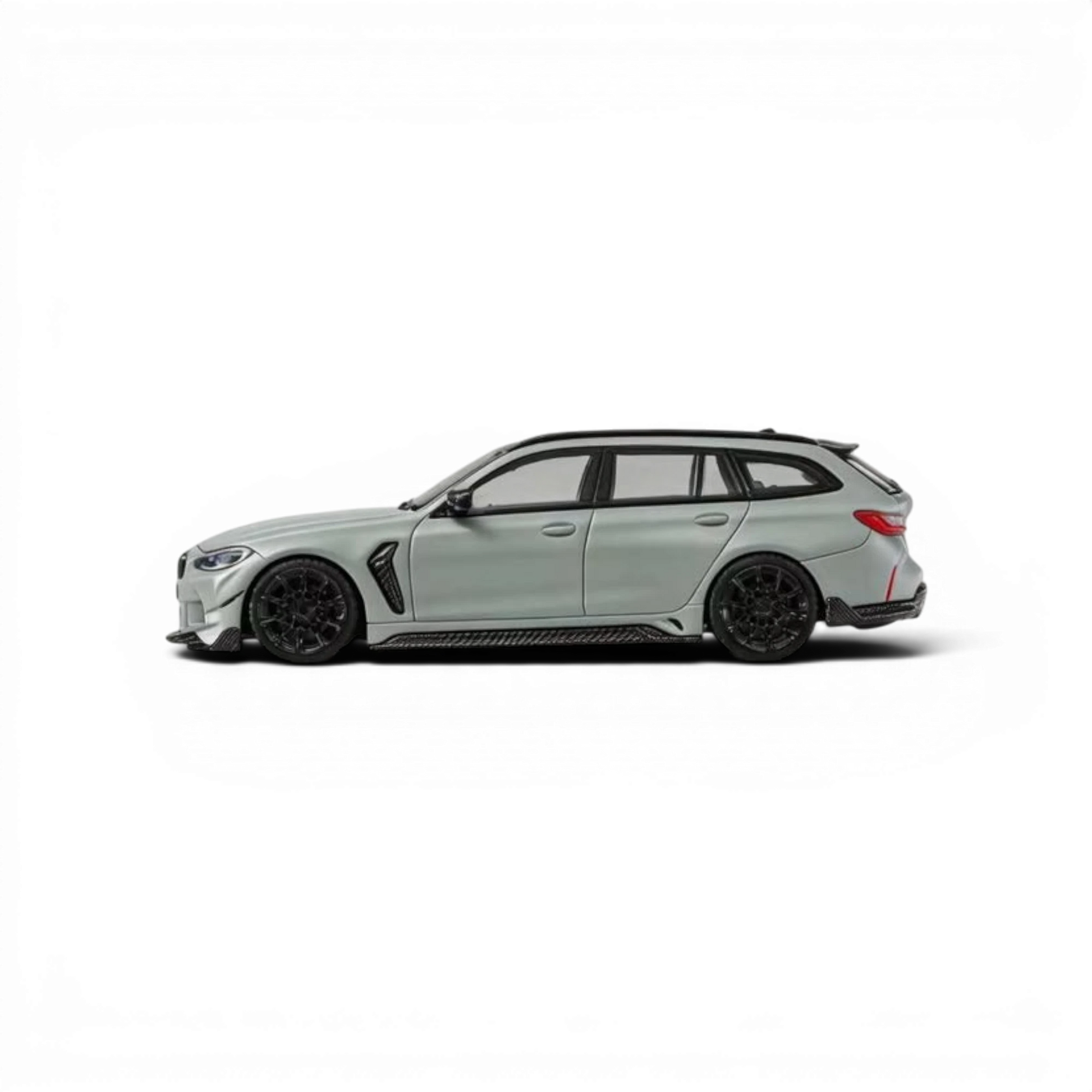 Lot57Supplies Diecast Shop 1:64 scale Aurelia Darwin BMW M3 Touring Alaska diecast model in Brooklyn Gray side view