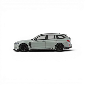 Lot57Supplies Diecast Shop 1:64 scale Aurelia Darwin BMW M3 Touring Alaska diecast model in Brooklyn Gray side view